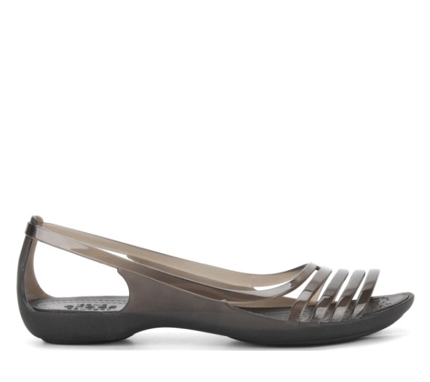 sandały Crocs Isabella Huarache Flat W Black 202463-001