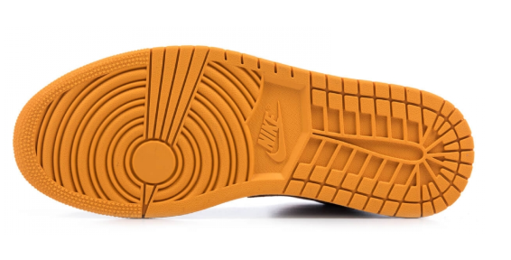 Air Jordan 1 Mid Black/Orange Peel 554724 081