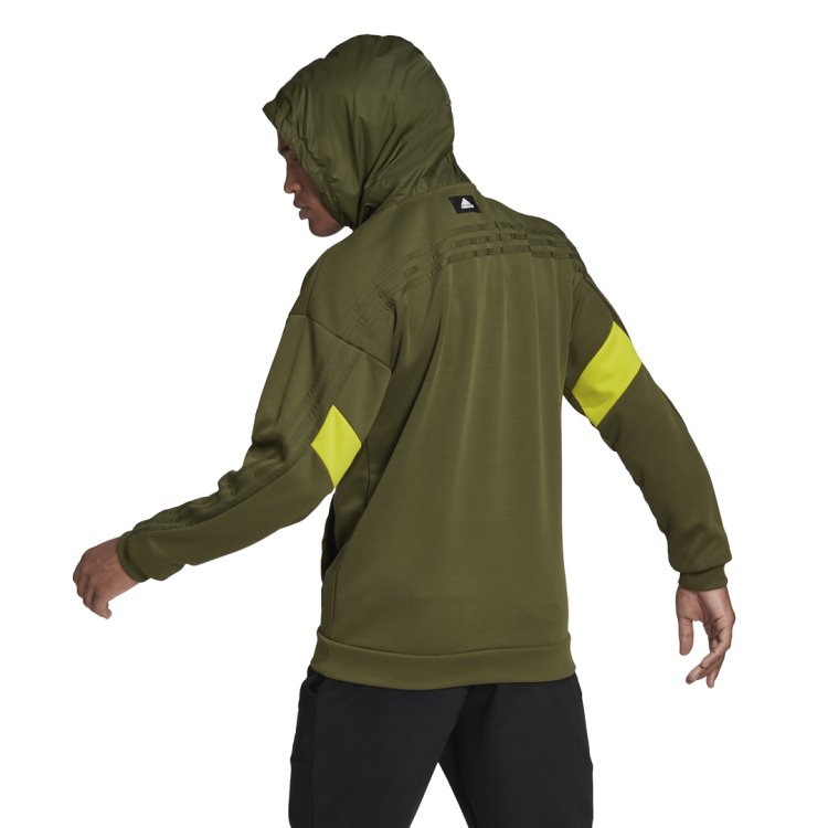 bluza adidas Sportswear Fabric Block Hoodie GL5675