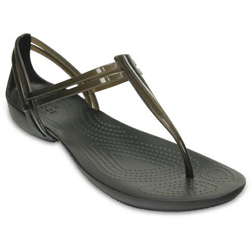 sandały Crocs Isabella T-strap Black 202467-001