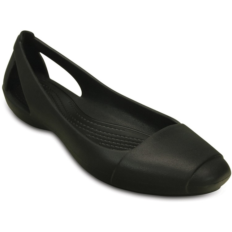 baleriny Crocs Sienna Flat W Black 202811-001