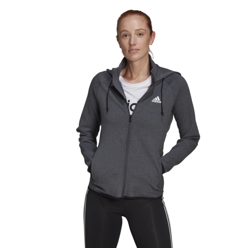 bluza adidas adidas Women Designed To Move AEROREADY Full-Zip Hoodie GL3964