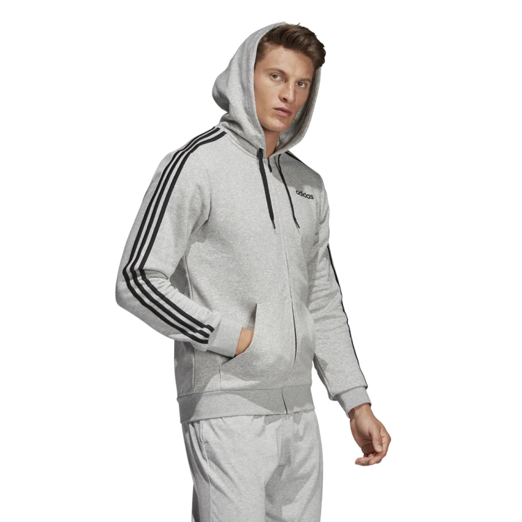 bluza adidas Essentials 3 Stripes Fullzip Fleece DU0476