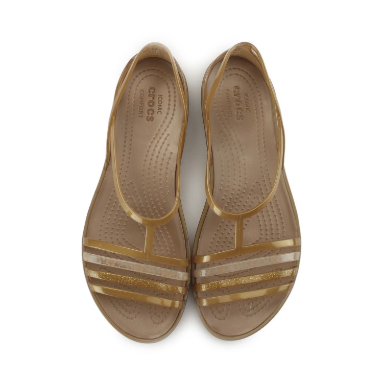 sandały Crocs Isabella Sandal W Bronze 202465-854