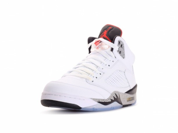 buty Air Jordan 5 Retro White/Cement 136027 104