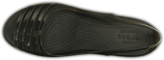 sandały Crocs Isabella Huarache Flat W Black 202463-001