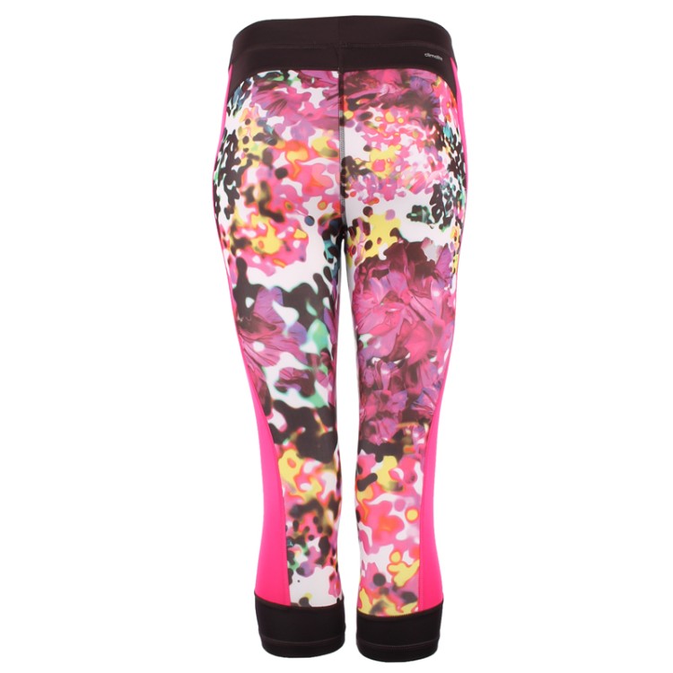 spodnie treningowe adidas Techfit Capri Floral 3/4 W AJ0534